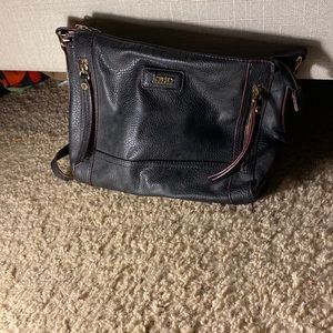 A small Crossbody dark purple purse